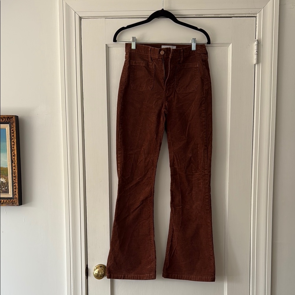 Gap Corduroy Flare High Rise Pants